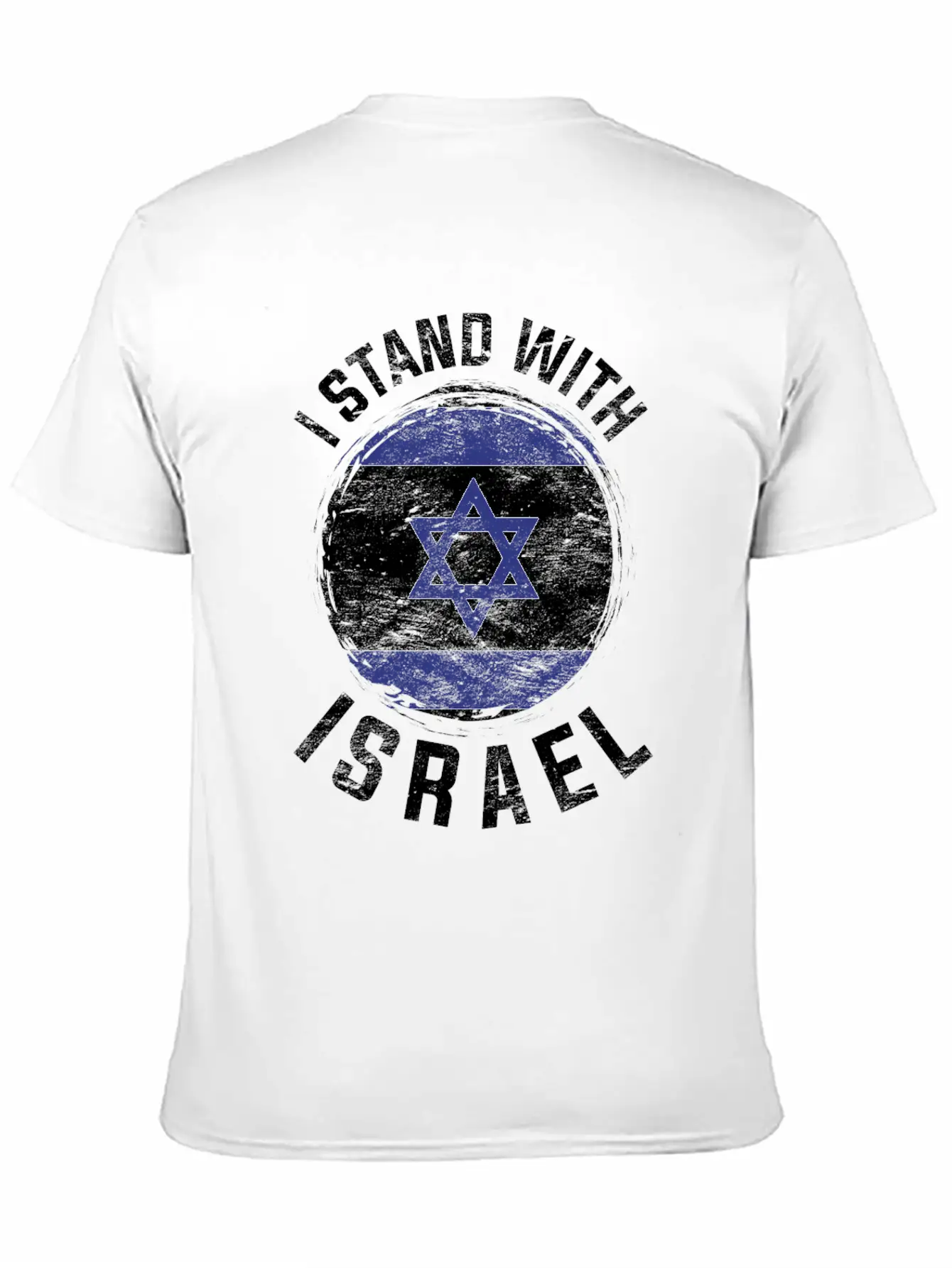 Israeli Flag Gift I Stand By Israel Breathable Soft Cotton T-Shirt – Timeless Casual Look