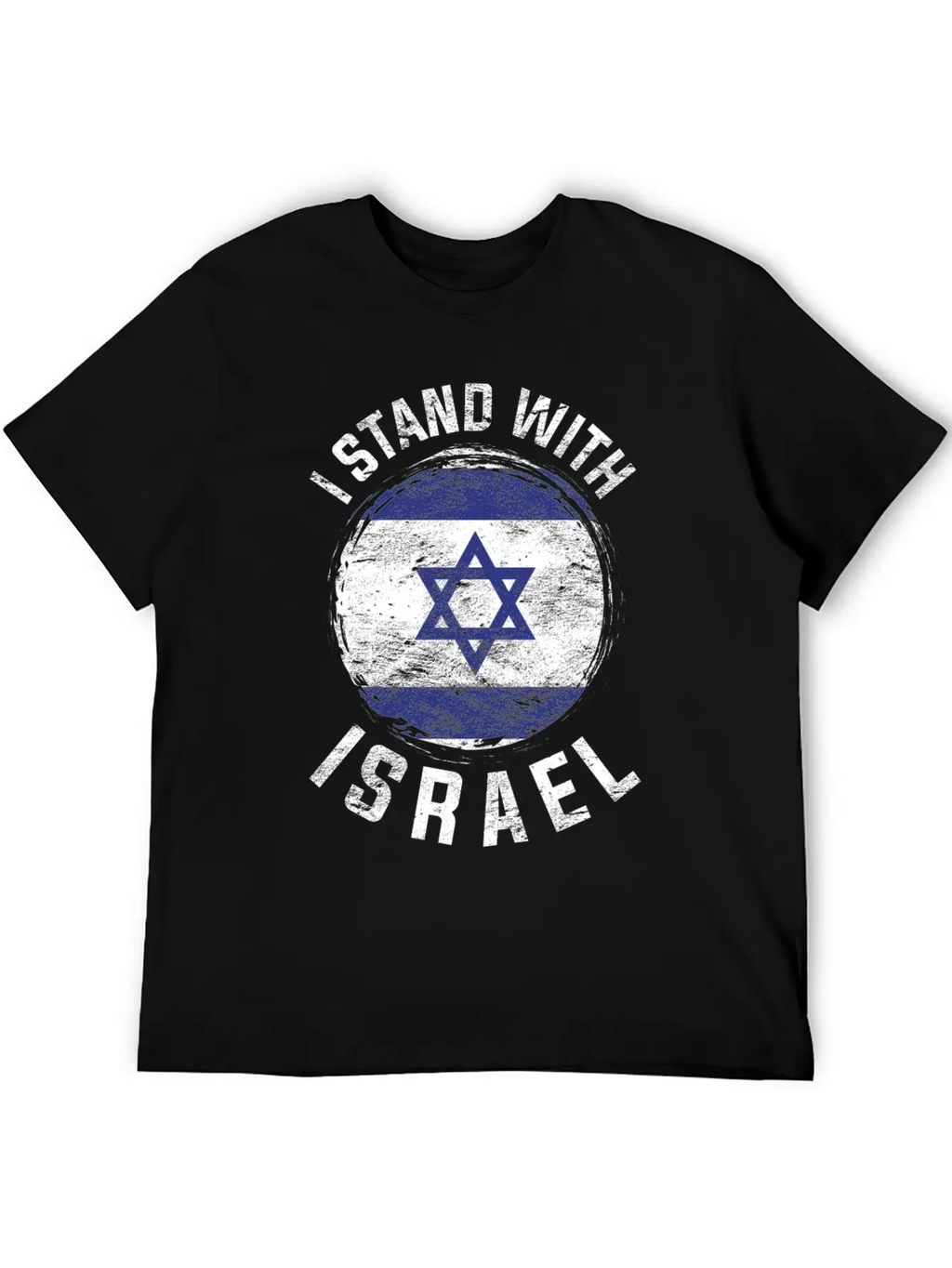 Israeli Flag Gift I Stand By Israel Breathable Soft Cotton T-Shirt – Timeless Casual Look
