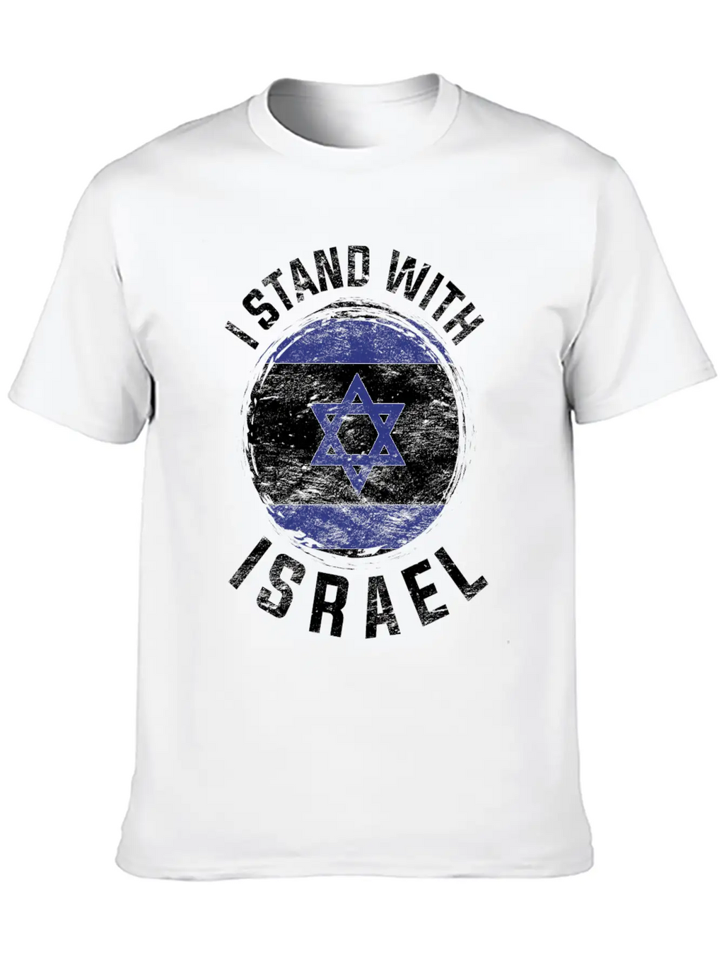 Israeli Flag Gift I Stand By Israel Breathable Soft Cotton T-Shirt – Timeless Casual Look