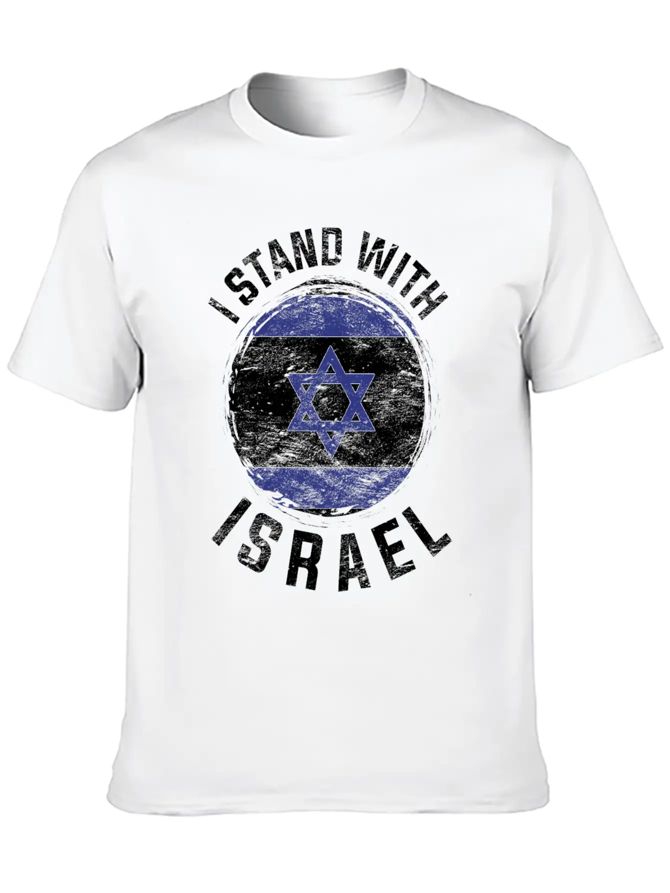 Israeli Flag Gift I Stand By Israel Breathable Soft Cotton T-Shirt – Timeless Casual Look