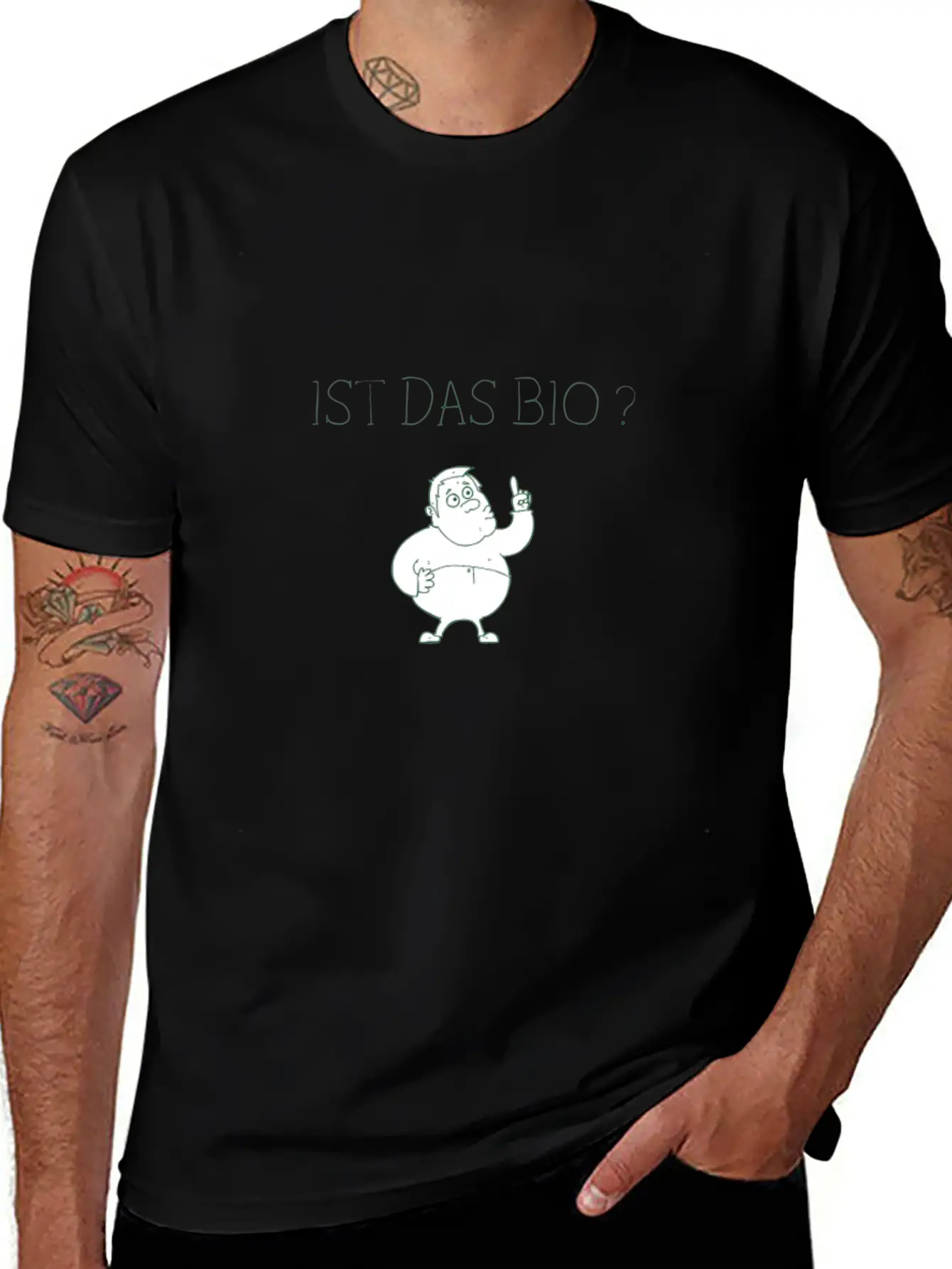 Ist Das Bio? Grün Unisex Casual T-Shirt – Clean Design For Daily Comfort