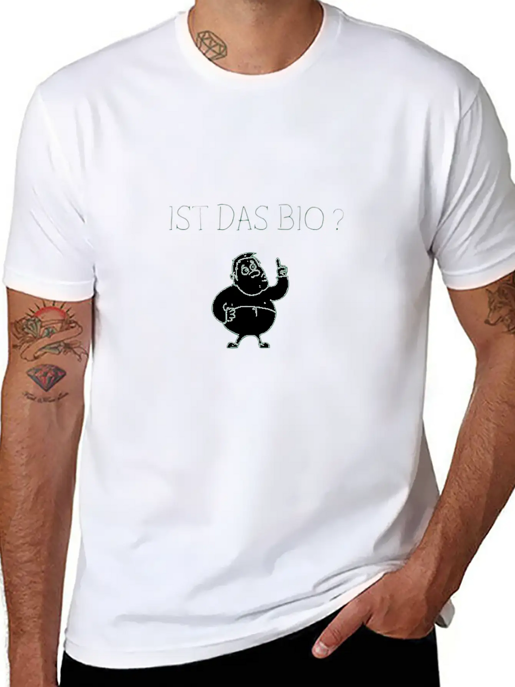 Ist Das Bio? Grün Unisex Casual T-Shirt – Clean Design For Daily Comfort