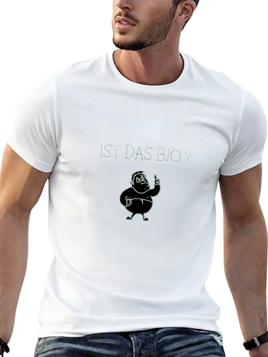 Ist Das Bio? Grün Unisex Casual T-Shirt – Clean Design For Daily Comfort