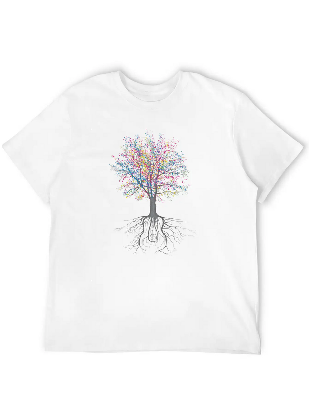 It Grows On Trees Colorful Art Unisex Casual T-Shirt – Clean Design For Daily Comfort