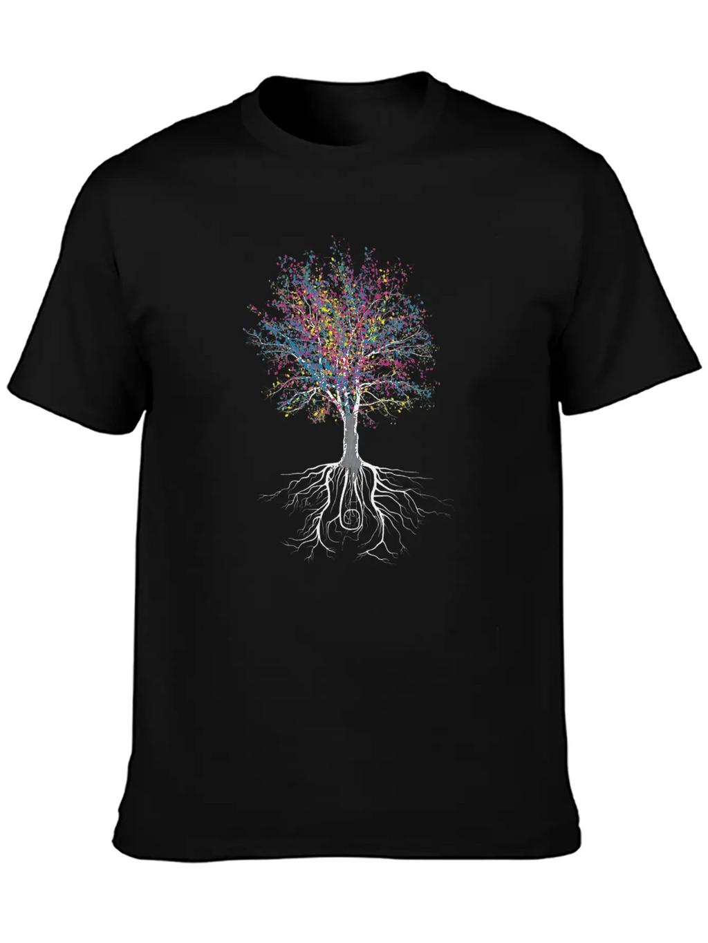 It Grows On Trees Colorful Art Unisex Casual T-Shirt – Clean Design For Daily Comfort