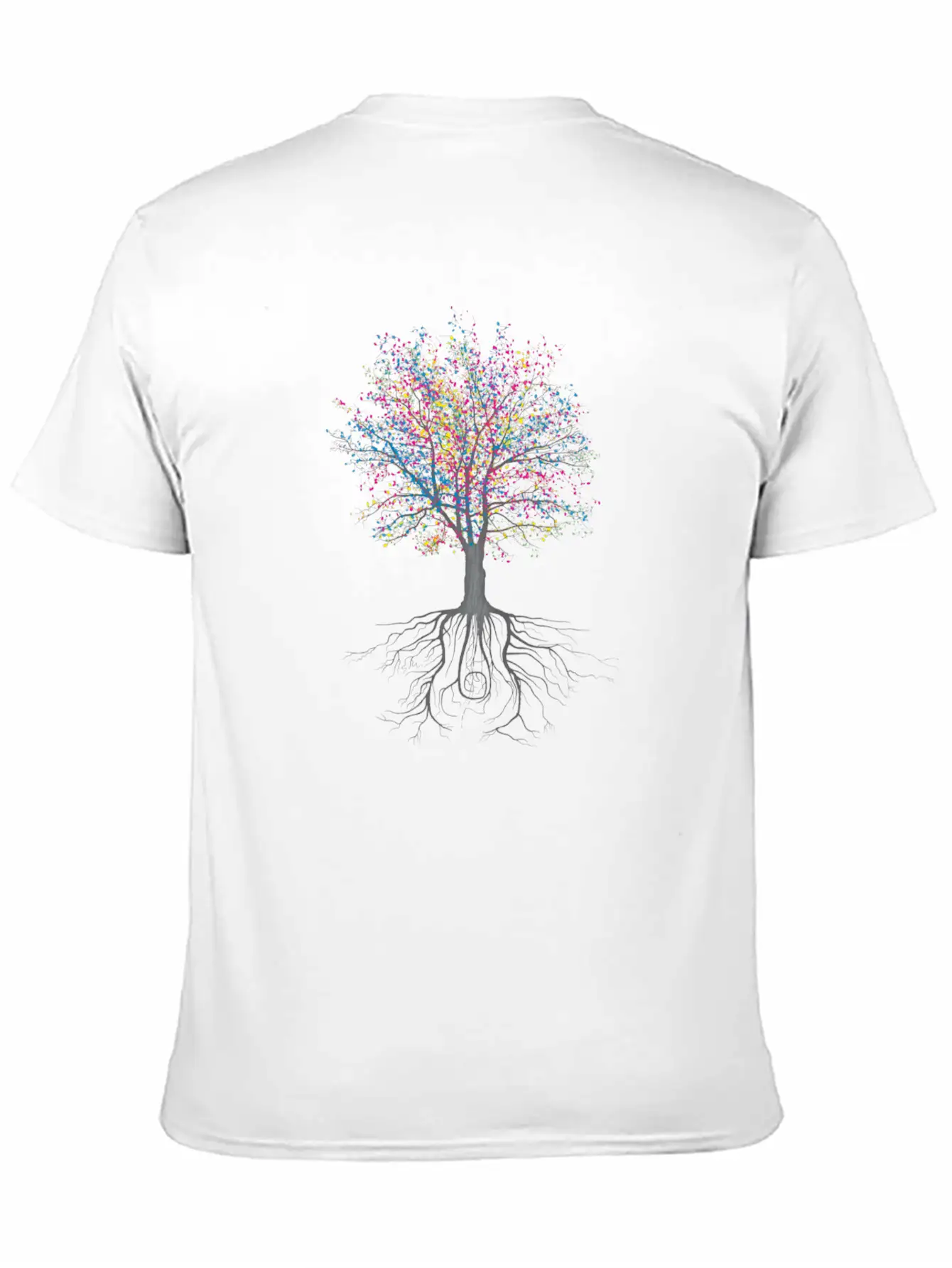It Grows On Trees Colorful Art Unisex Casual T-Shirt – Clean Design For Daily Comfort