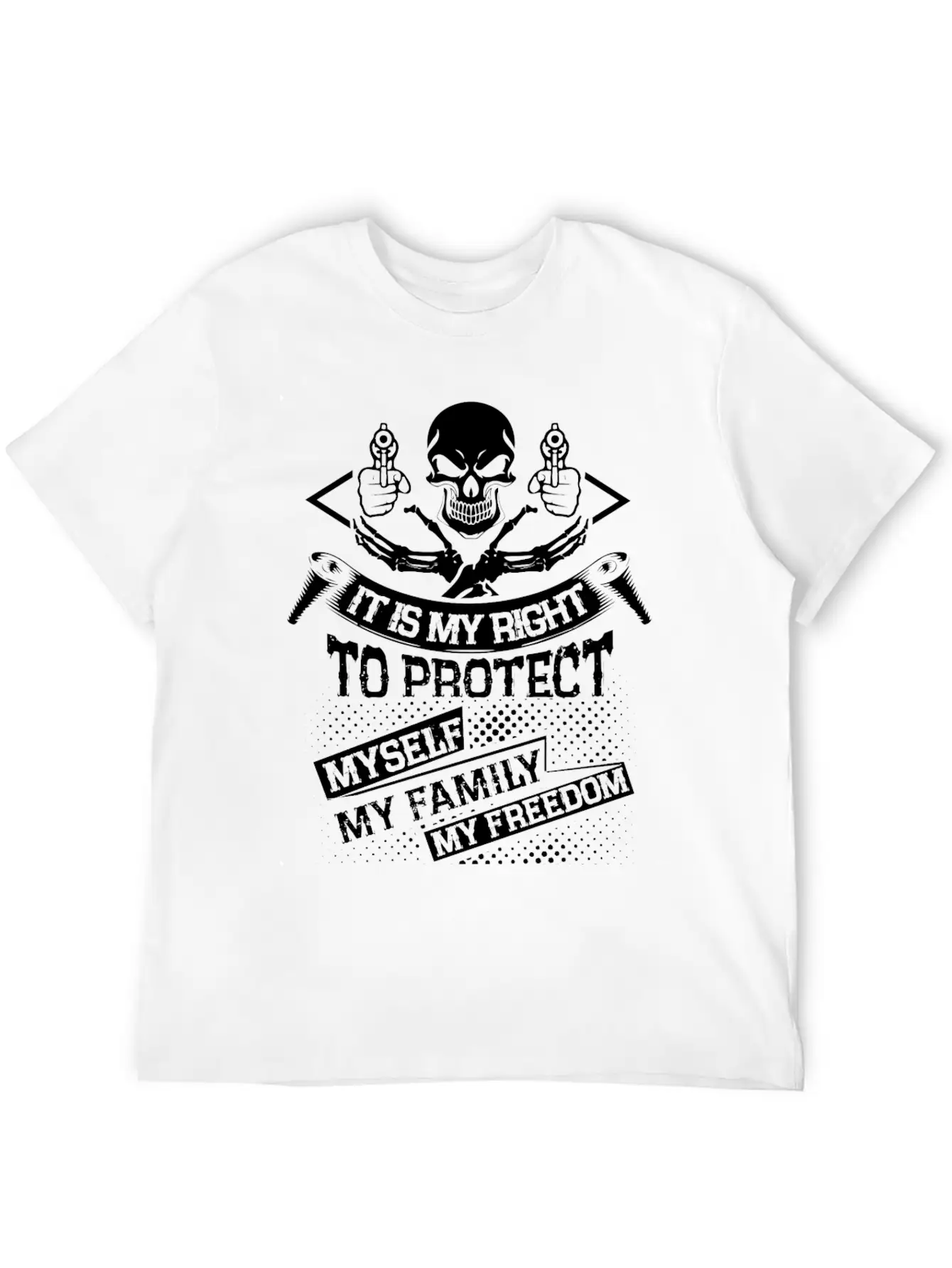 It Is My Right To Protect My Family T Shirt Essential Cotton Tee For Daily Outfits – Unisex Style
