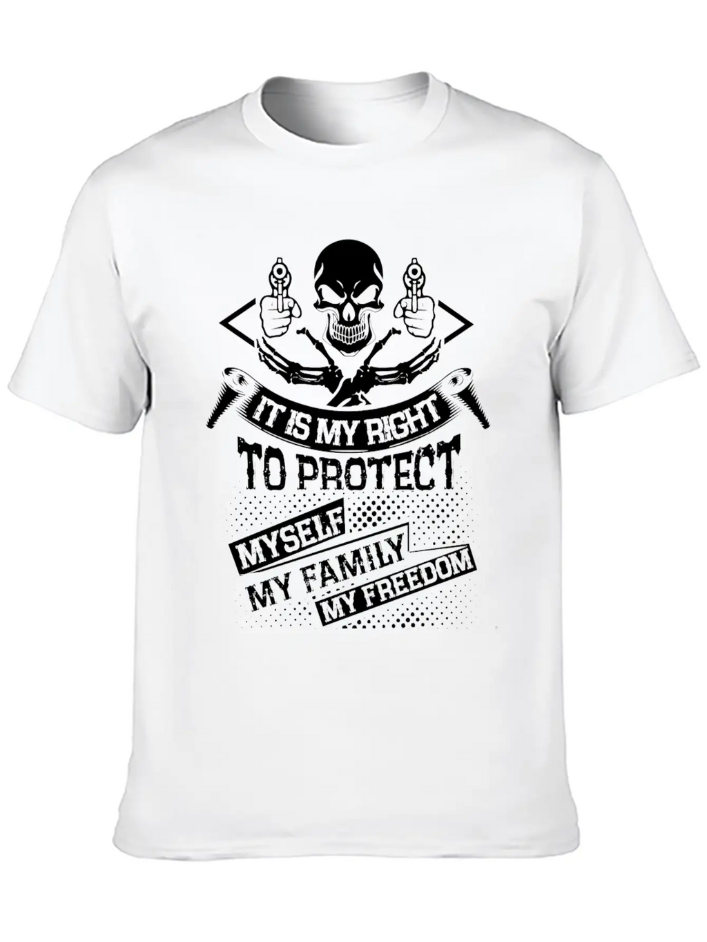 It Is My Right To Protect My Family T Shirt Essential Cotton Tee For Daily Outfits – Unisex Style