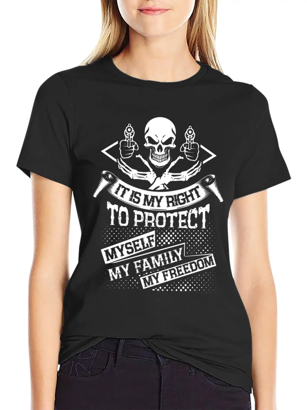It Is My Right To Protect My Family T Shirt Essential Cotton Tee For Daily Outfits – Unisex Style