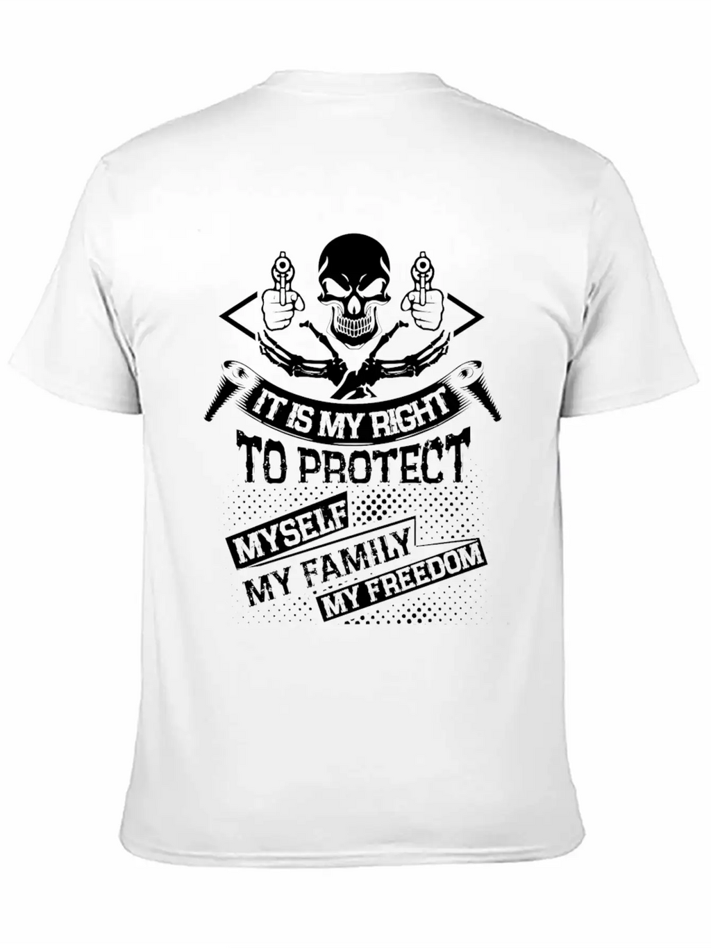 It Is My Right To Protect My Family T Shirt Essential Cotton Tee For Daily Outfits – Unisex Style