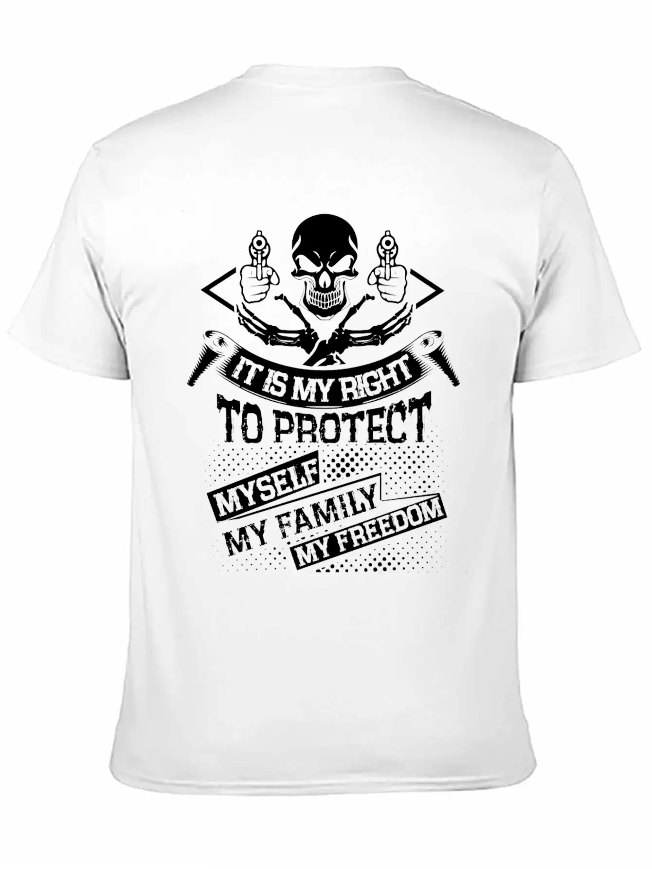 It Is My Right To Protect My Family T Shirt Essential Cotton Tee For Daily Outfits – Unisex Style