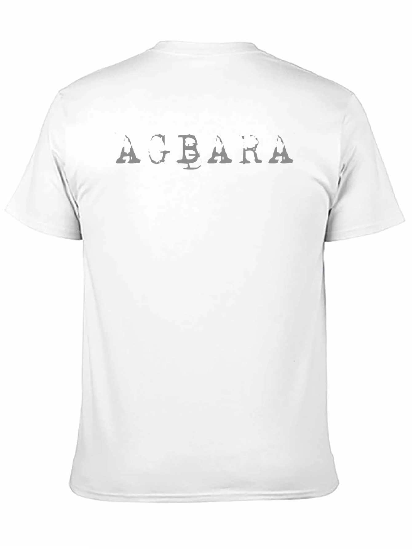 AGBARA Black Graphic Tee - Soft Cotton Blend Casual Wear