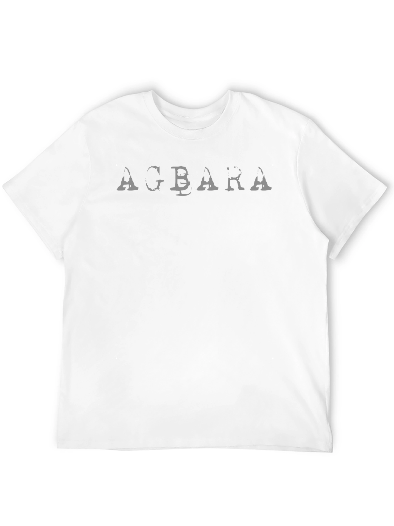 AGBARA Black Graphic Tee - Soft Cotton Blend Casual Wear