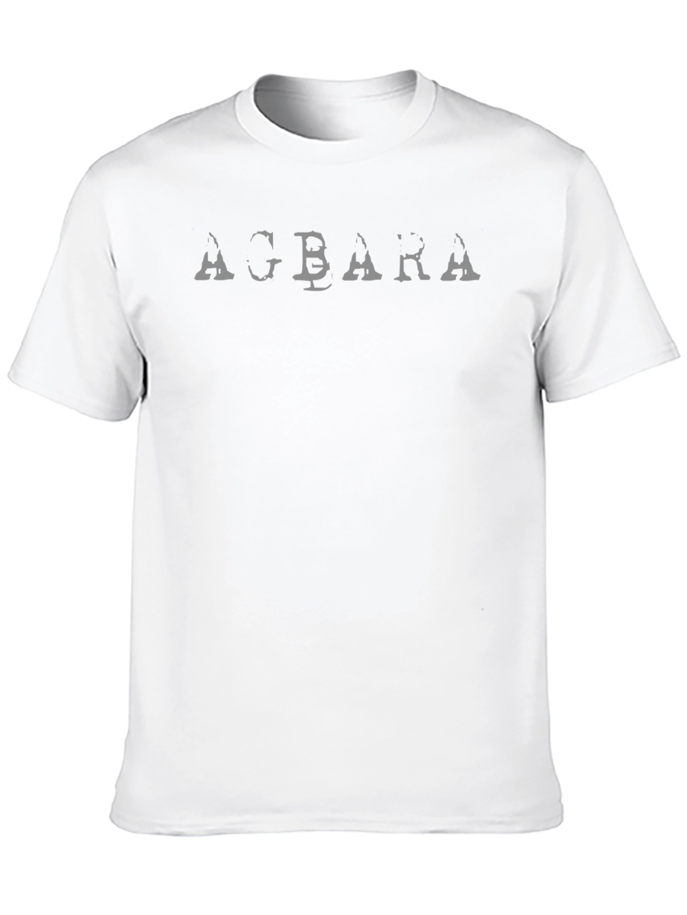 AGBARA Black Graphic Tee - Soft Cotton Blend Casual Wear
