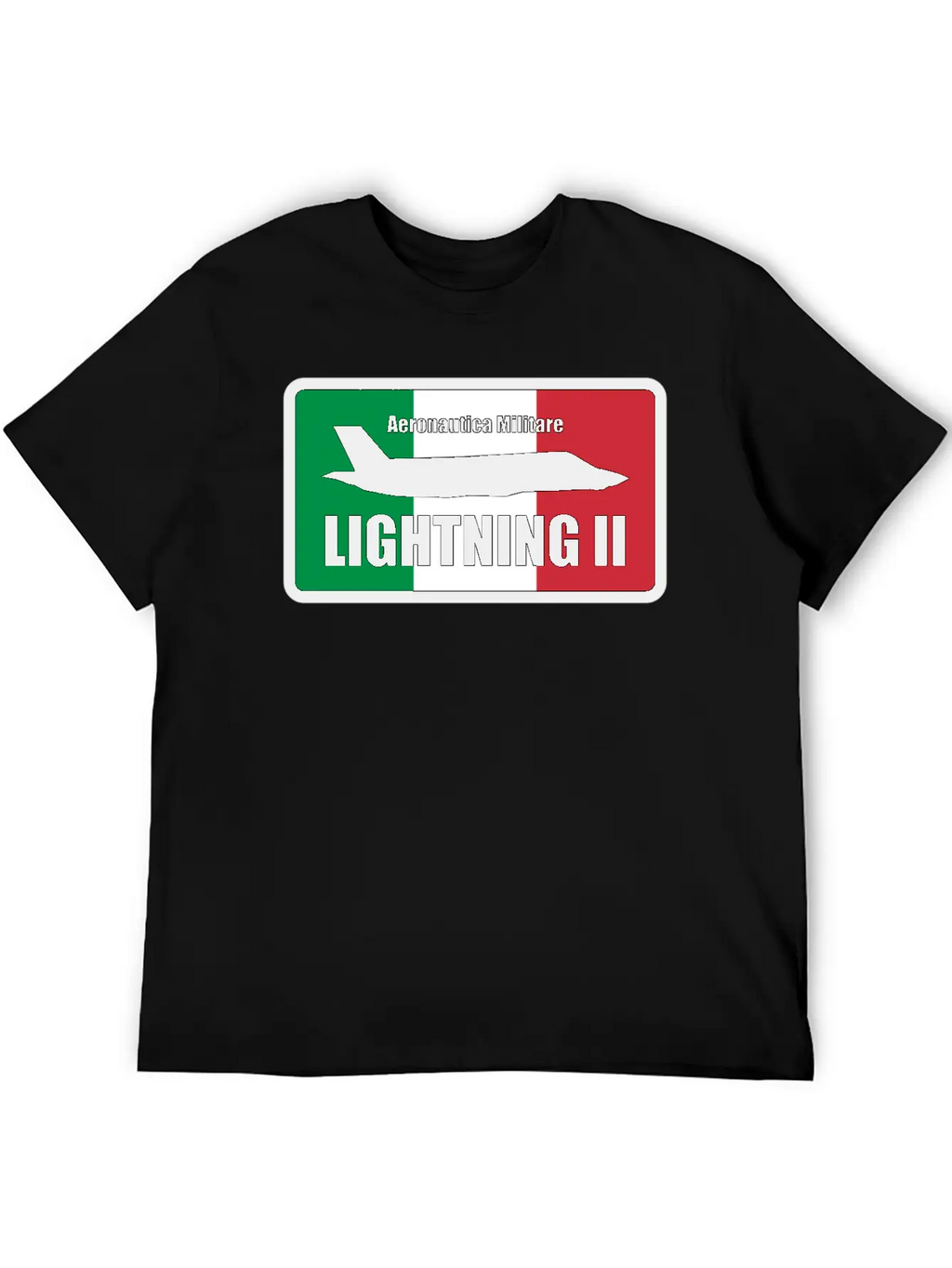 Italian F35 Lightning Small Logo Trending Breathable Graphic T-Shirt – Perfect For Casual Days