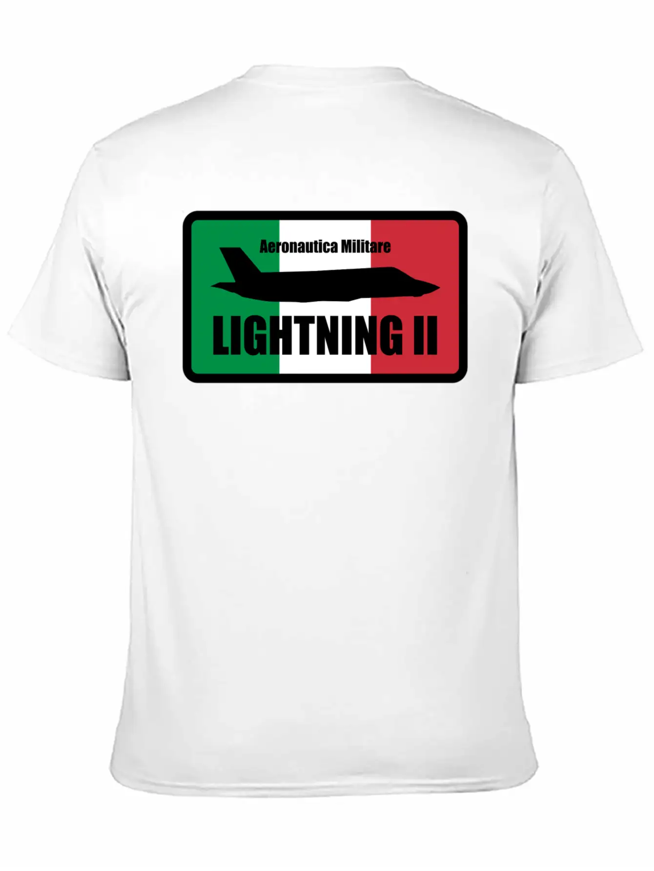 Italian F35 Lightning Small Logo Trending Breathable Graphic T-Shirt – Perfect For Casual Days