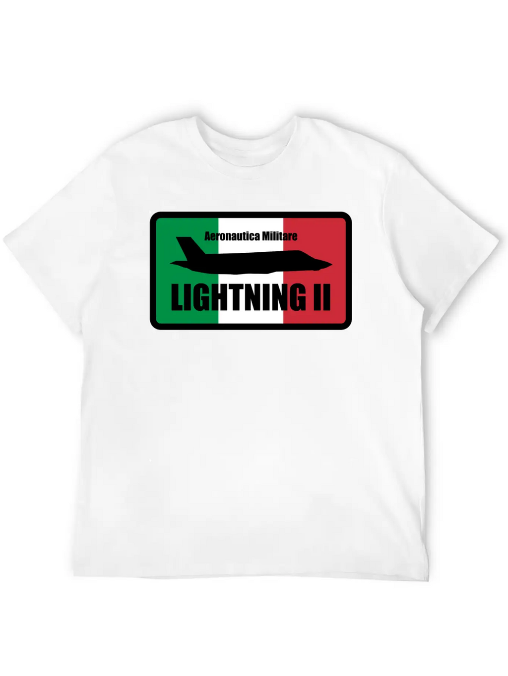 Italian F35 Lightning Small Logo Trending Breathable Graphic T-Shirt – Perfect For Casual Days