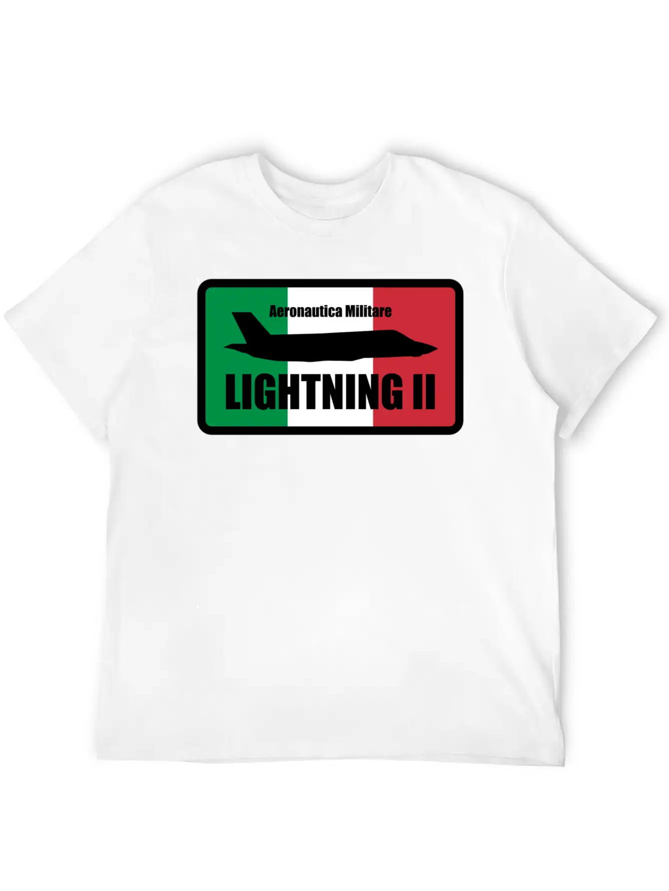 Italian F35 Lightning Small Logo Trending Breathable Graphic T-Shirt – Perfect For Casual Days