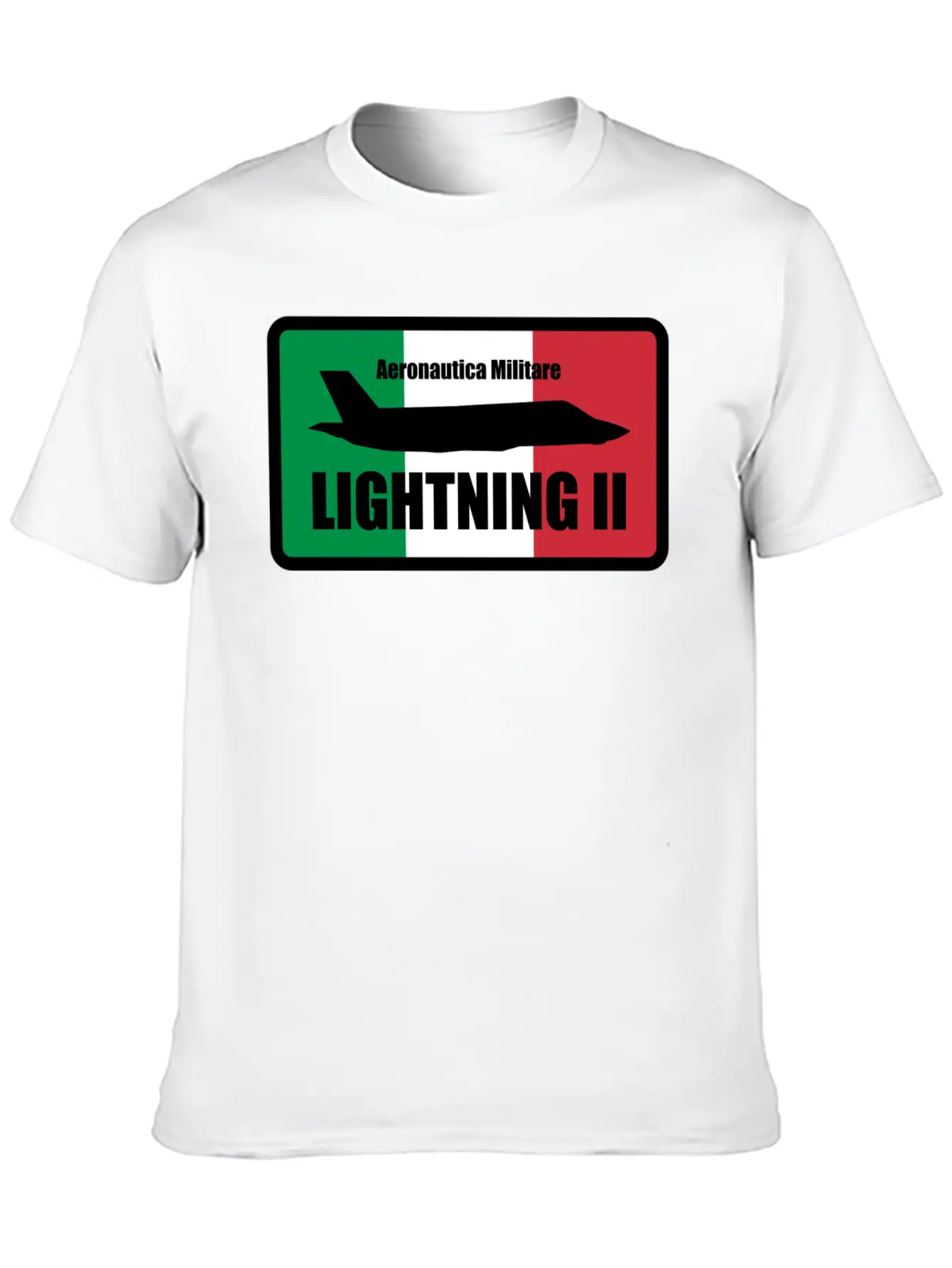 Italian F35 Lightning Small Logo Trending Breathable Graphic T-Shirt – Perfect For Casual Days