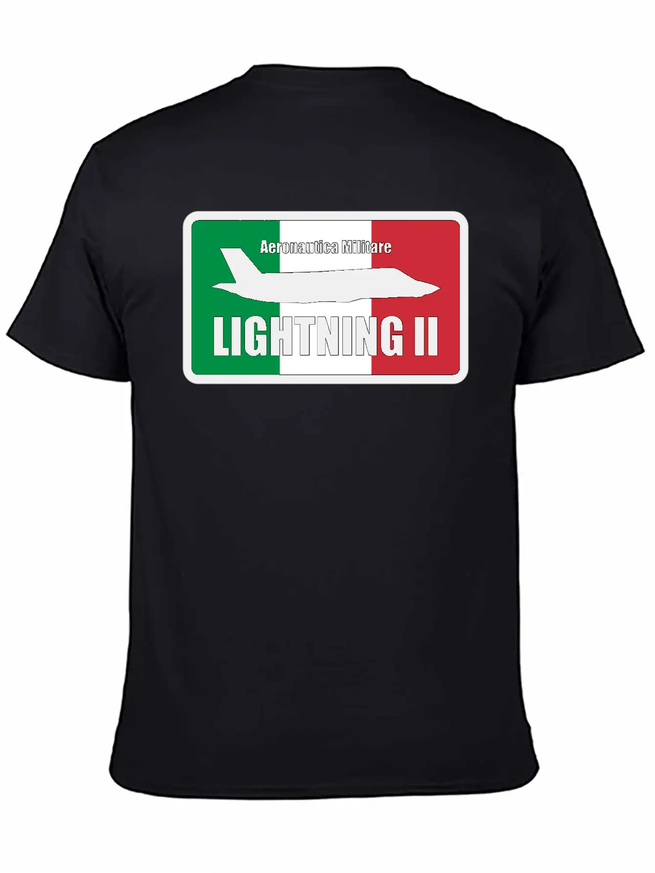 Italian F35 Lightning Small Logo Trending Breathable Graphic T-Shirt – Perfect For Casual Days