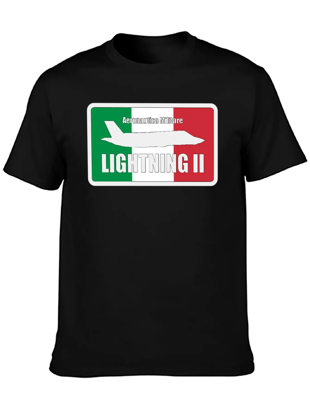 Italian F35 Lightning Small Logo Trending Breathable Graphic T-Shirt – Perfect For Casual Days