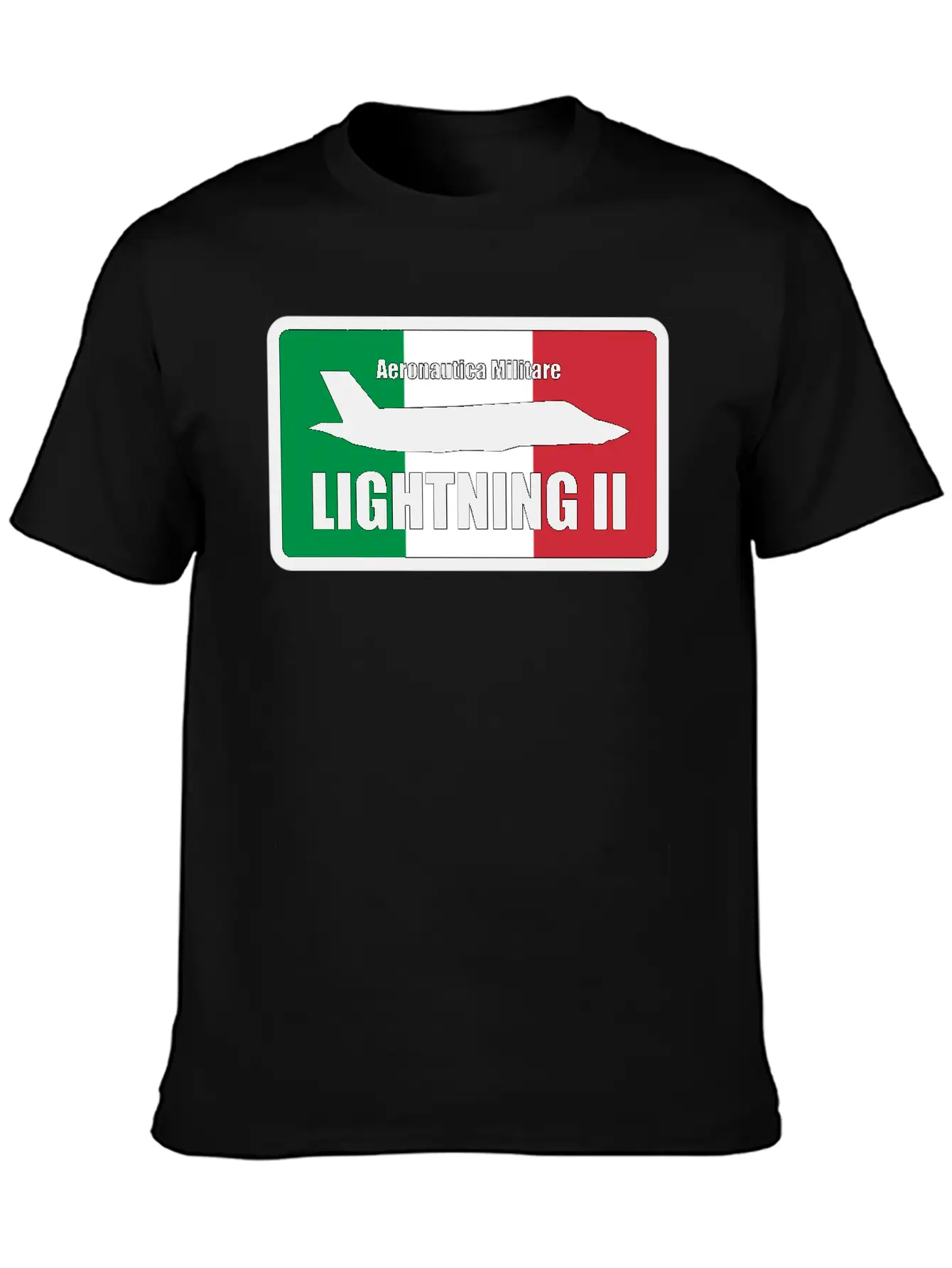 Italian F35 Lightning Small Logo Trending Breathable Graphic T-Shirt – Perfect For Casual Days