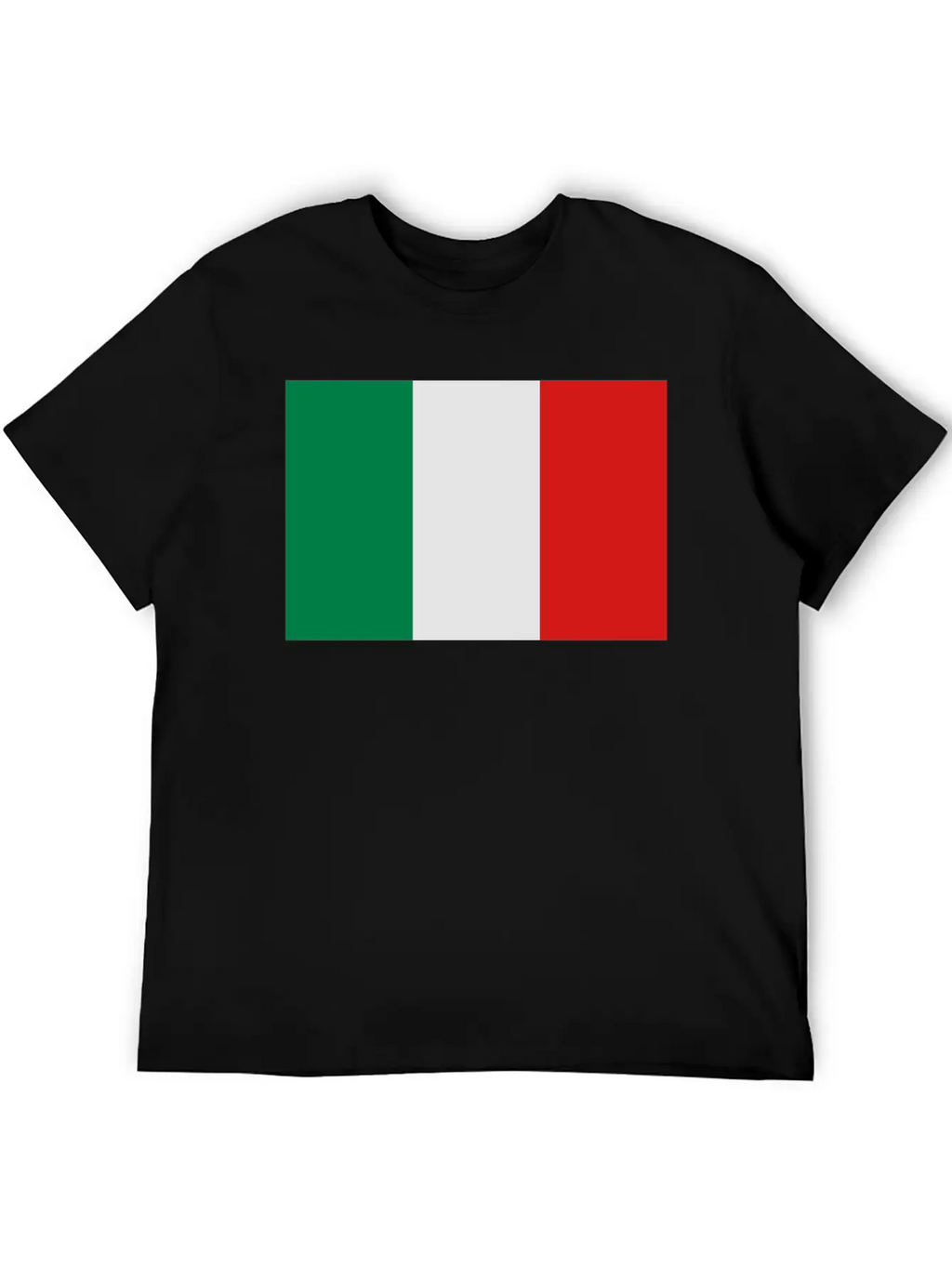 Italian Flag Stylish Everyday T-Shirt – Unisex Basic Cotton Tee