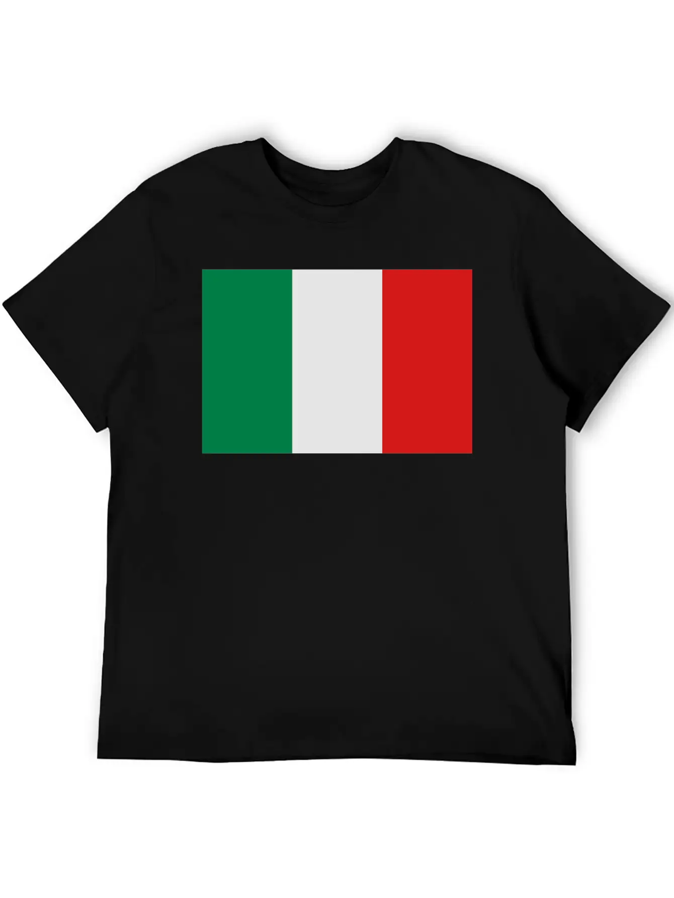 Italian Flag Stylish Everyday T-Shirt – Unisex Basic Cotton Tee