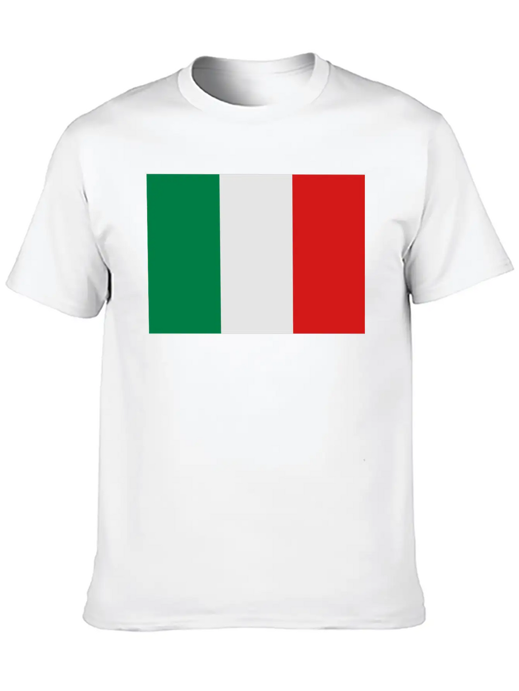 Italian Flag Stylish Everyday T-Shirt – Unisex Basic Cotton Tee