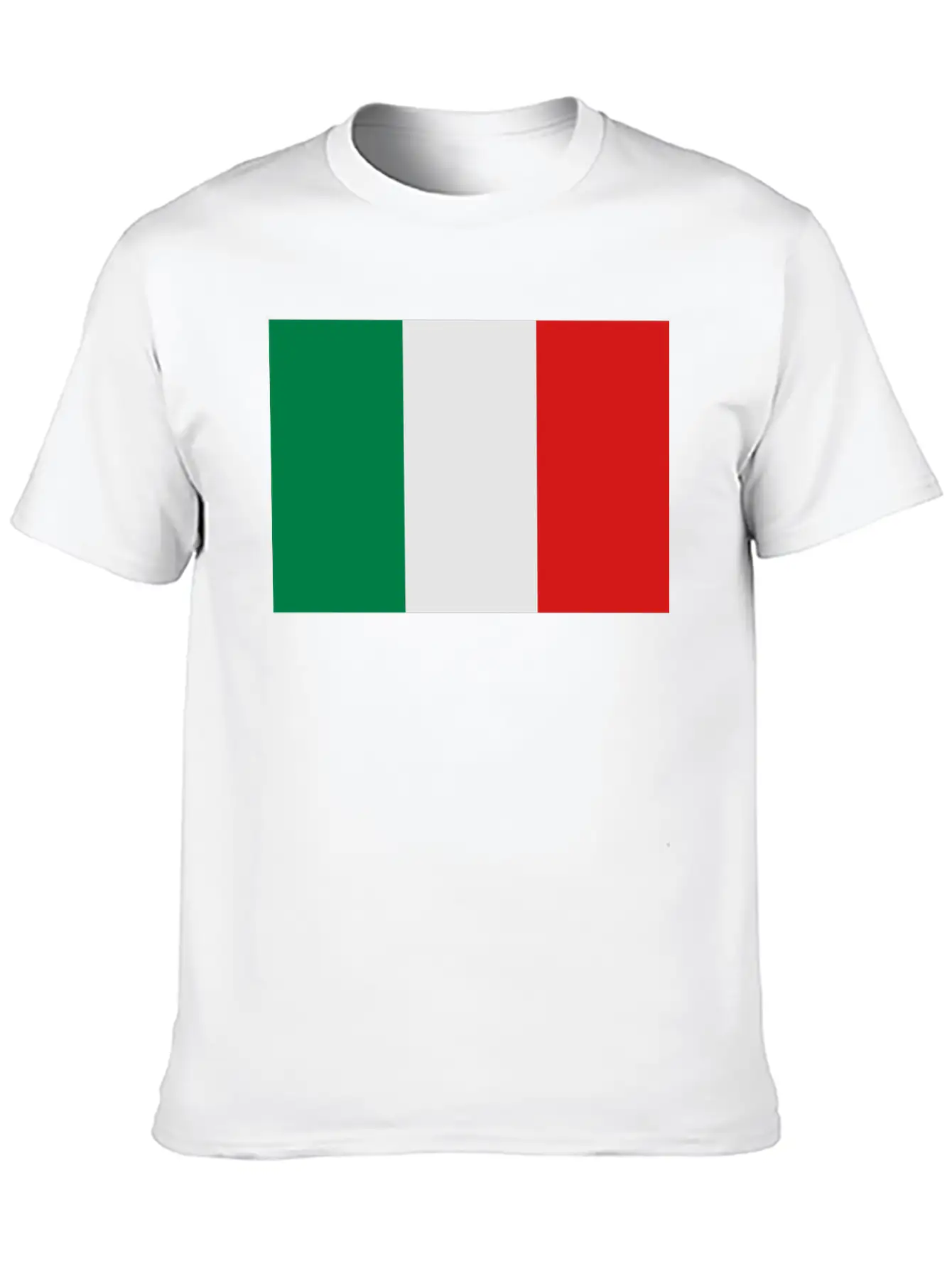 Italian Flag Stylish Everyday T-Shirt – Unisex Basic Cotton Tee