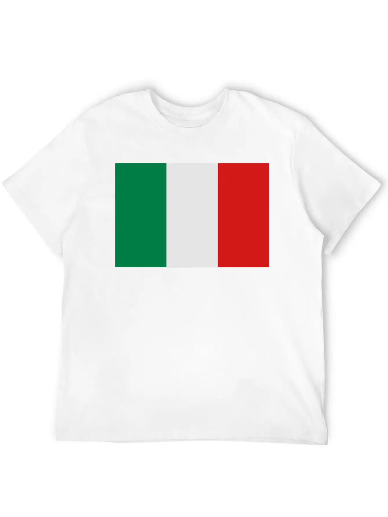 Italian Flag Stylish Everyday T-Shirt – Unisex Basic Cotton Tee