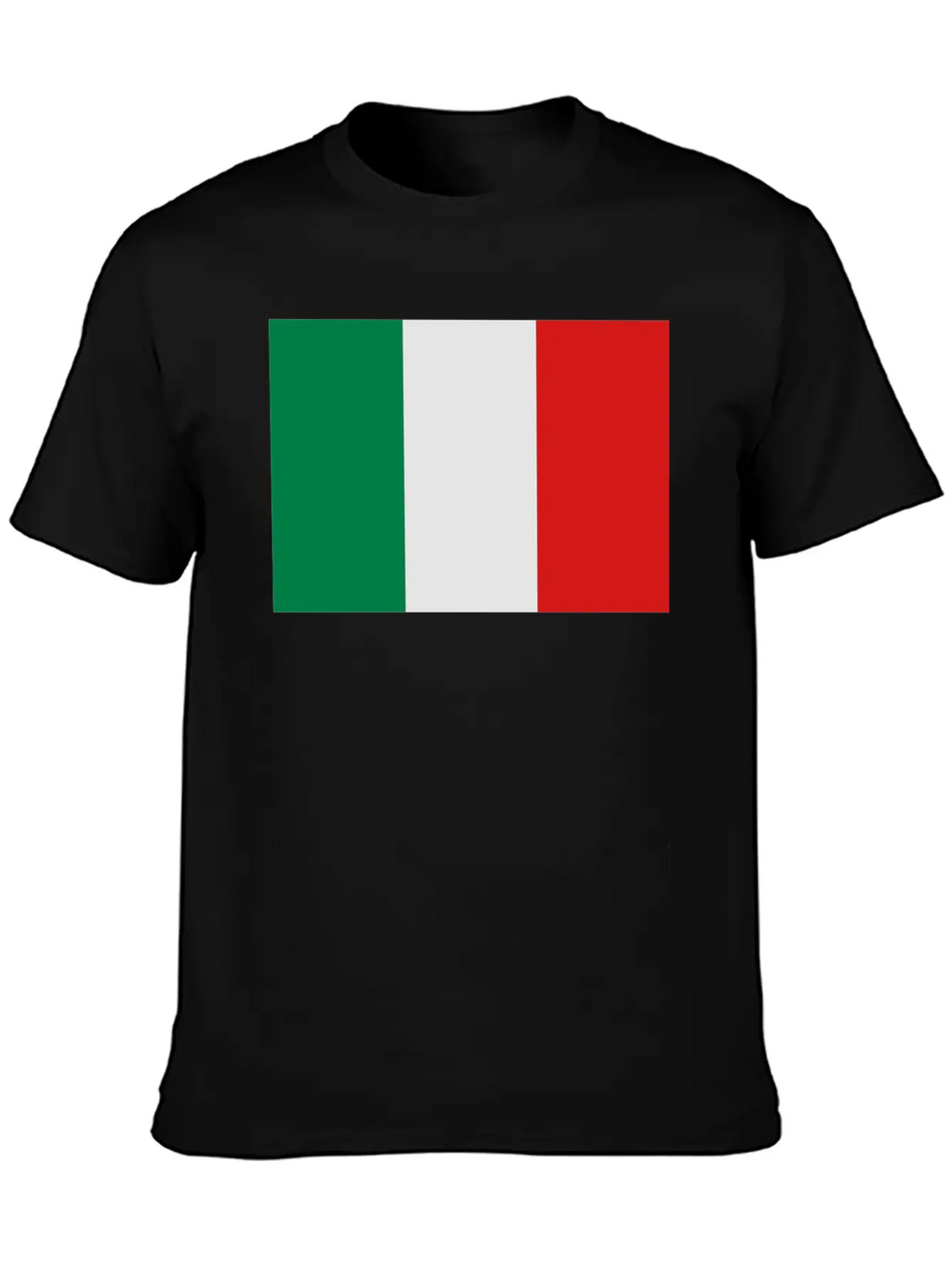 Italian Flag Stylish Everyday T-Shirt – Unisex Basic Cotton Tee