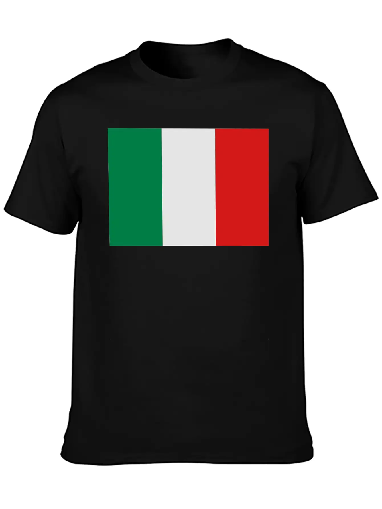 Italian Flag Stylish Everyday T-Shirt – Unisex Basic Cotton Tee
