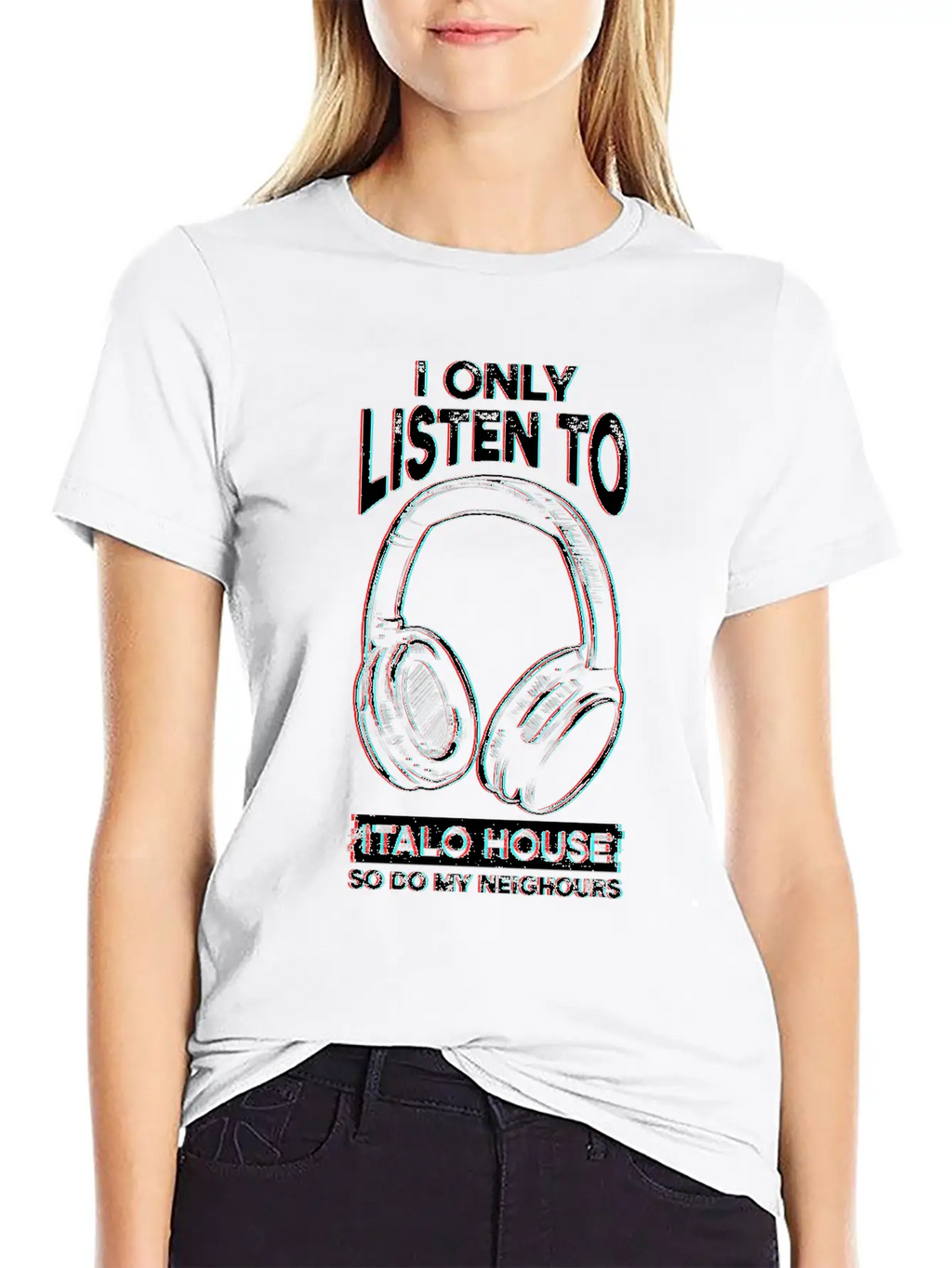 Italo House Techno DJ Unisex Short Sleeve Soft Cotton T-Shirt – Casual Everyday Wear