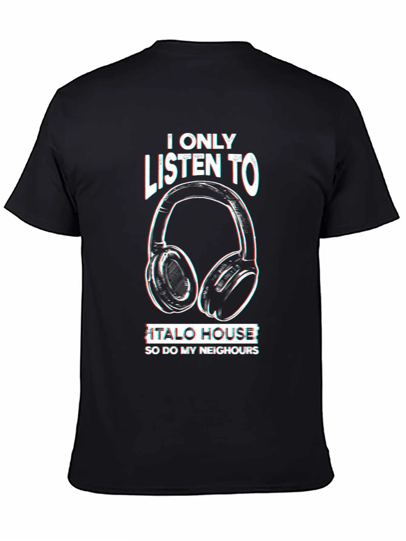 Italo House Techno DJ Unisex Short Sleeve Soft Cotton T-Shirt – Casual Everyday Wear