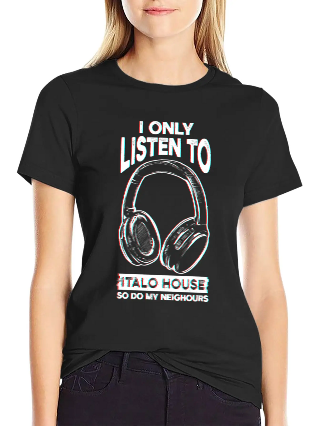 Italo House Techno DJ Unisex Short Sleeve Soft Cotton T-Shirt – Casual Everyday Wear