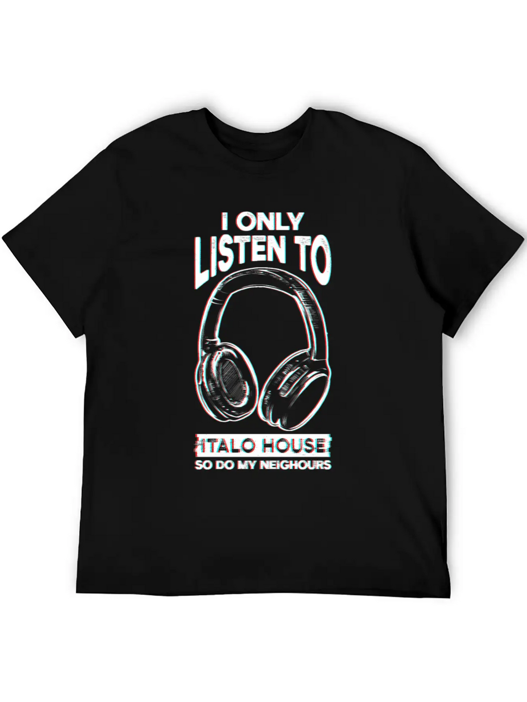 Italo House Techno DJ Unisex Short Sleeve Soft Cotton T-Shirt – Casual Everyday Wear