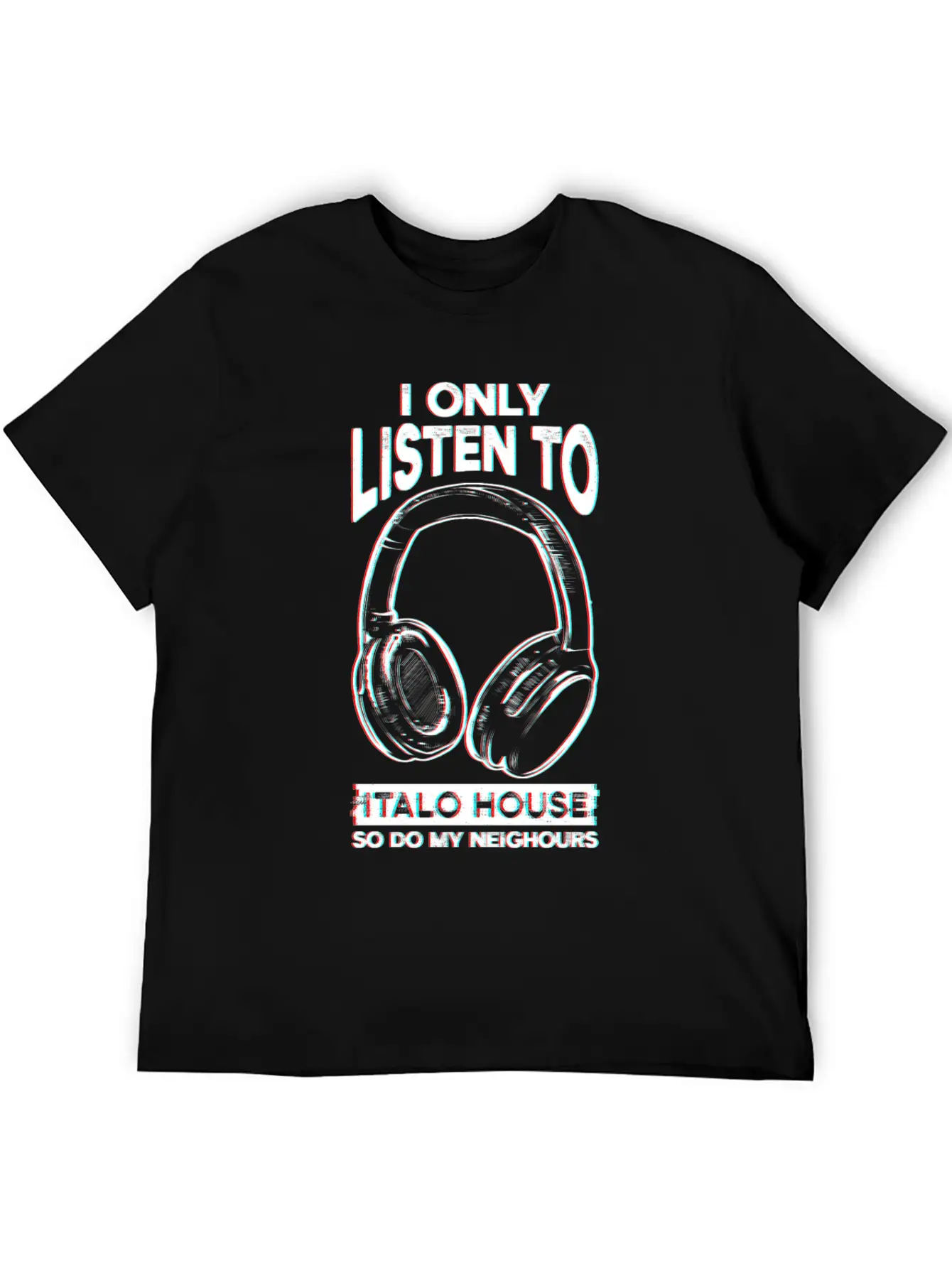 Italo House Techno DJ Unisex Short Sleeve Soft Cotton T-Shirt – Casual Everyday Wear