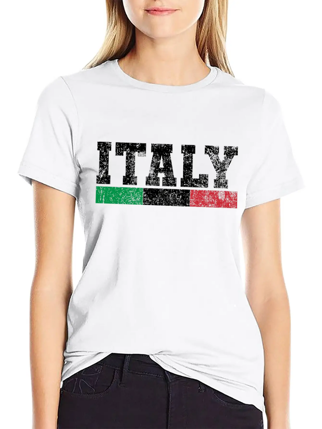 Italy Flag Italian Unisex Short Sleeve Soft Cotton T-Shirt – Casual Everyday Wear
