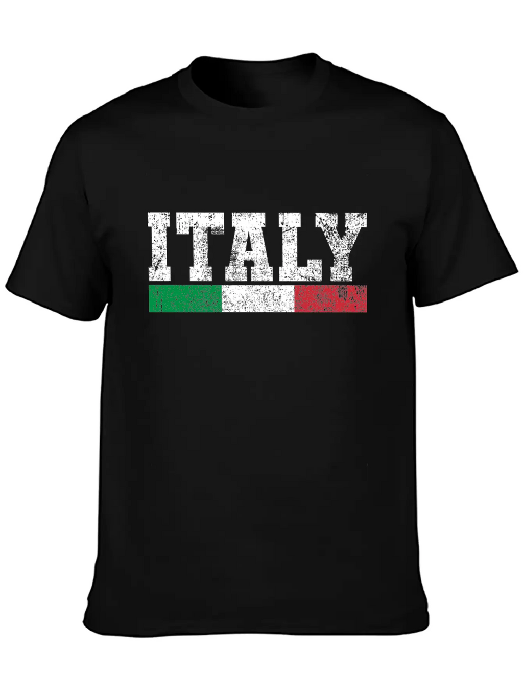 Italy Flag Italian Unisex Short Sleeve Soft Cotton T-Shirt – Casual Everyday Wear