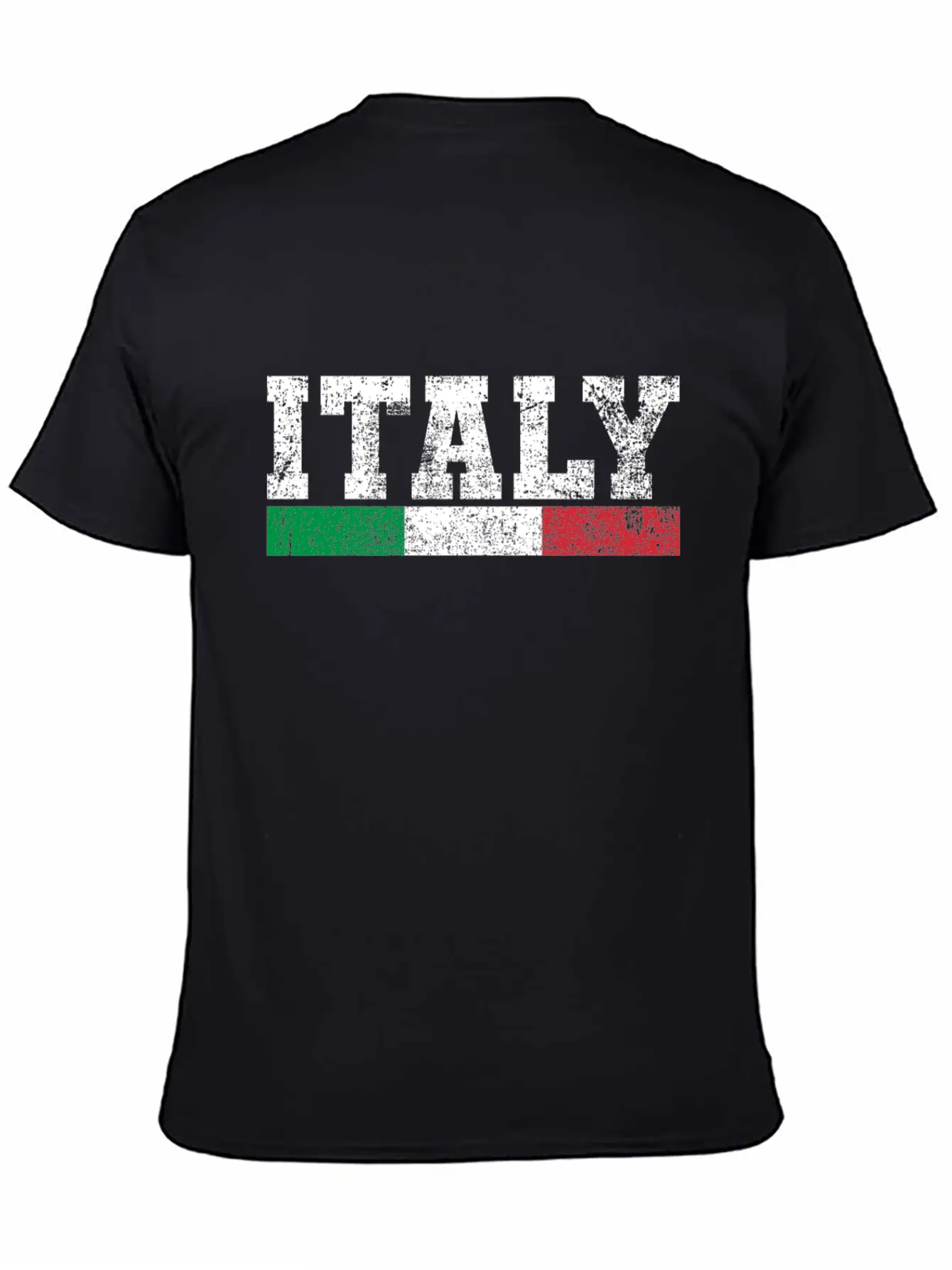 Italy Flag Italian Unisex Short Sleeve Soft Cotton T-Shirt – Casual Everyday Wear