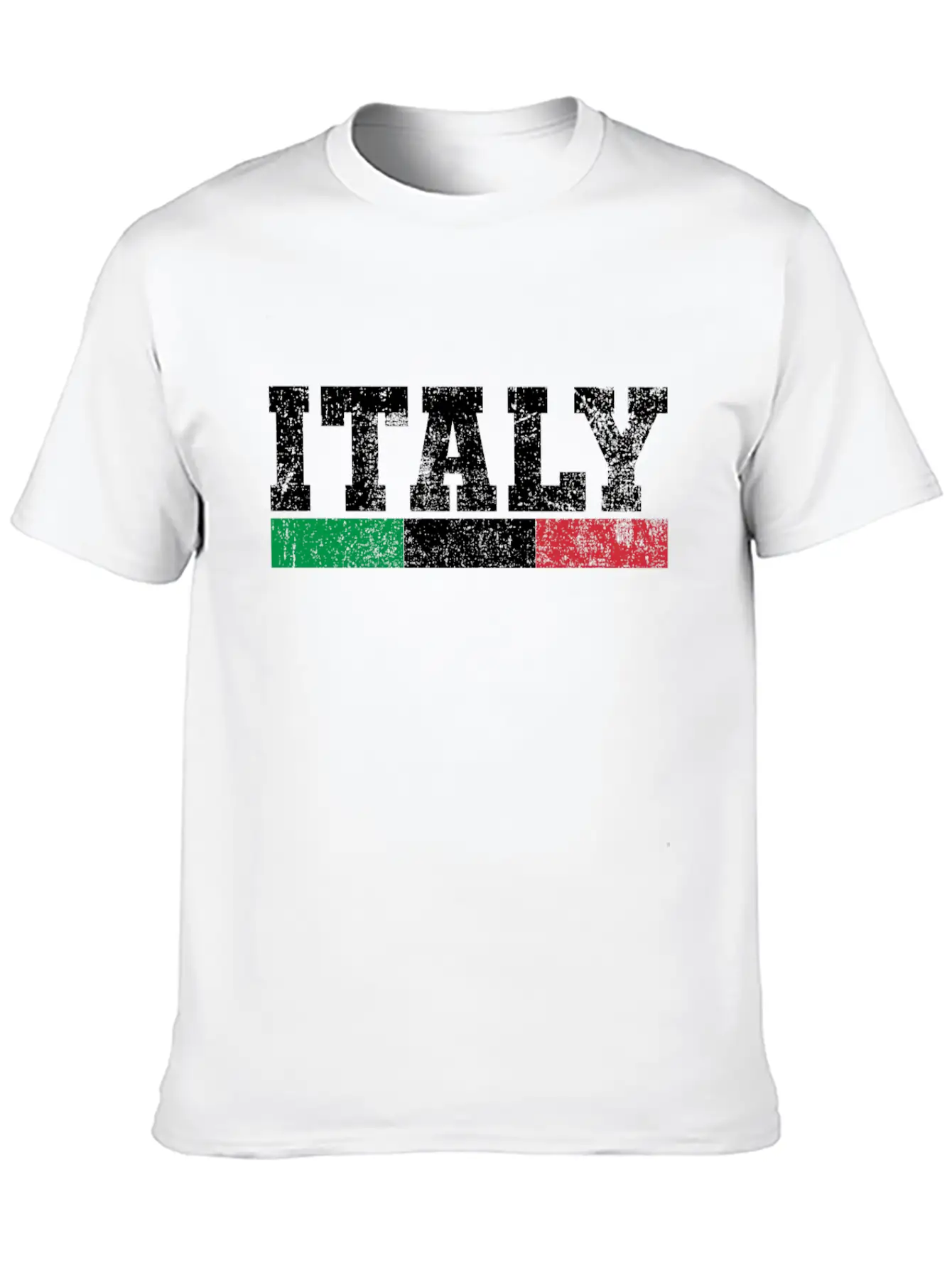 Italy Flag Italian Unisex Short Sleeve Soft Cotton T-Shirt – Casual Everyday Wear