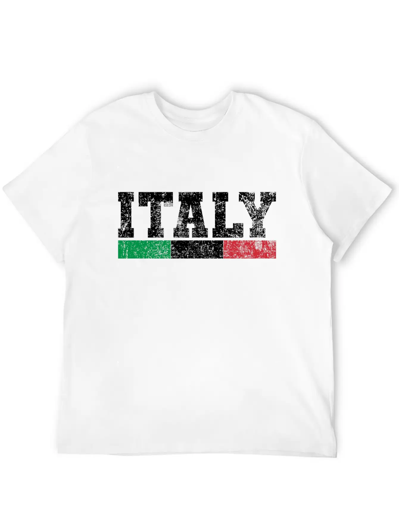 Italy Flag Italian Unisex Short Sleeve Soft Cotton T-Shirt – Casual Everyday Wear