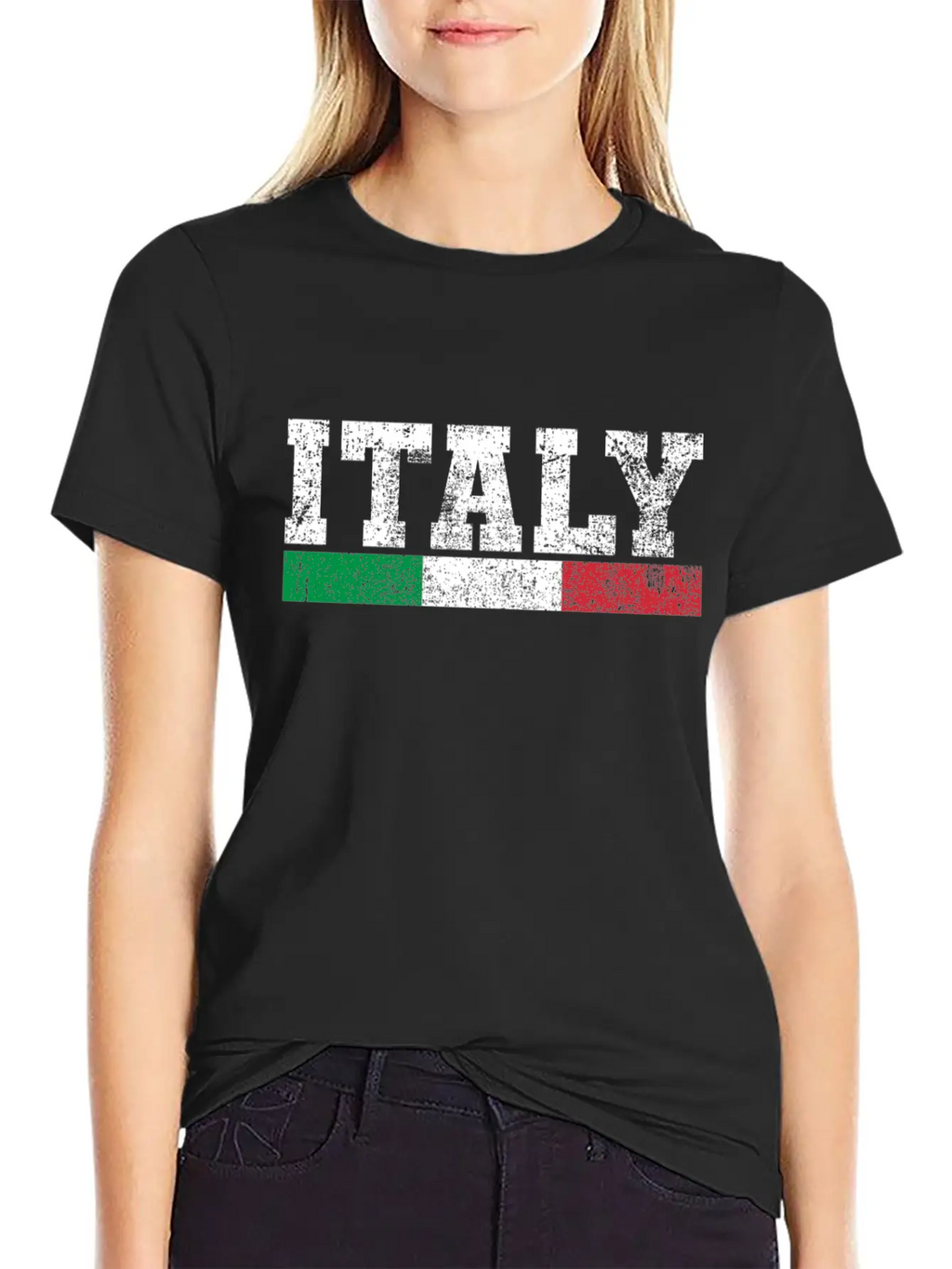 Italy Flag Italian Unisex Short Sleeve Soft Cotton T-Shirt – Casual Everyday Wear