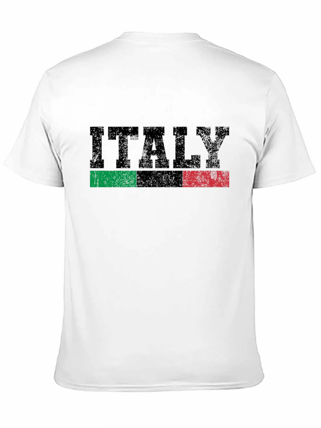 Italy Flag Italian Unisex Short Sleeve Soft Cotton T-Shirt – Casual Everyday Wear