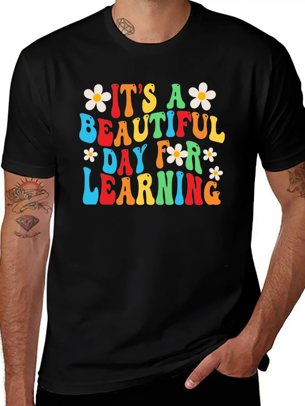 It's A Beautiful Day For Learning Unisex Casual T-Shirt – Clean Design For Daily Comfort