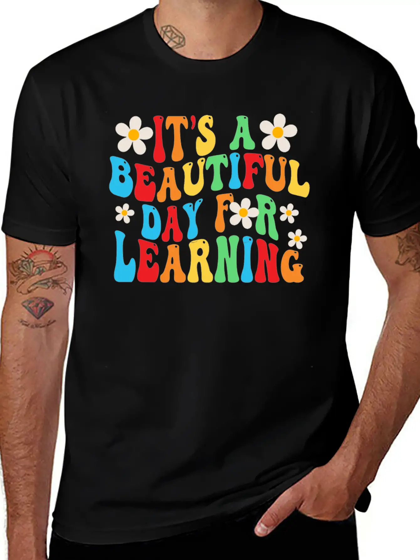 It's A Beautiful Day For Learning Unisex Casual T-Shirt – Clean Design For Daily Comfort