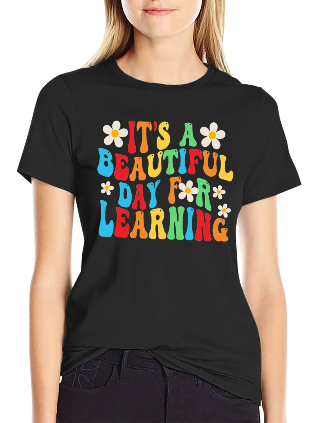 It's A Beautiful Day For Learning Unisex Casual T-Shirt – Clean Design For Daily Comfort