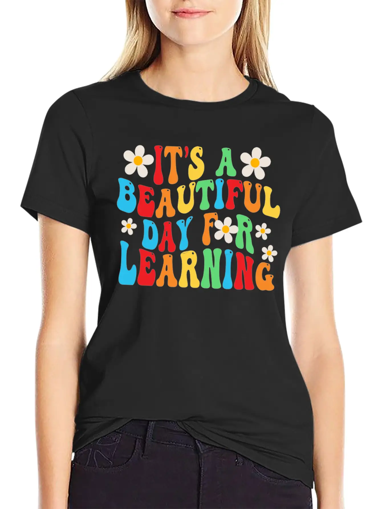 It's A Beautiful Day For Learning Unisex Casual T-Shirt – Clean Design For Daily Comfort