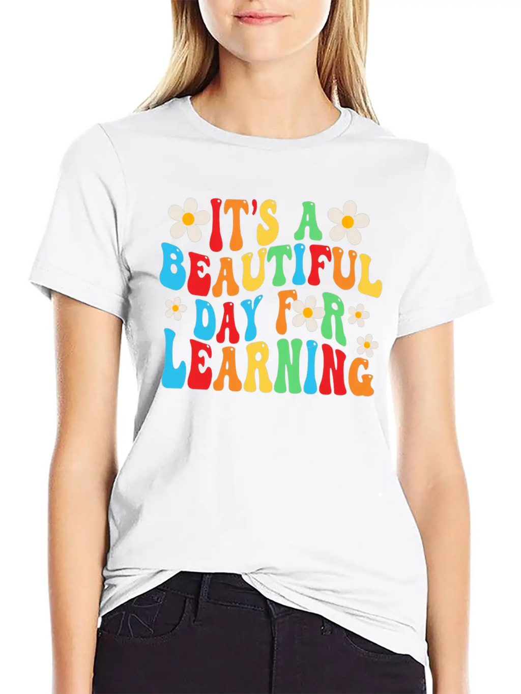 It's A Beautiful Day For Learning Unisex Casual T-Shirt – Clean Design For Daily Comfort